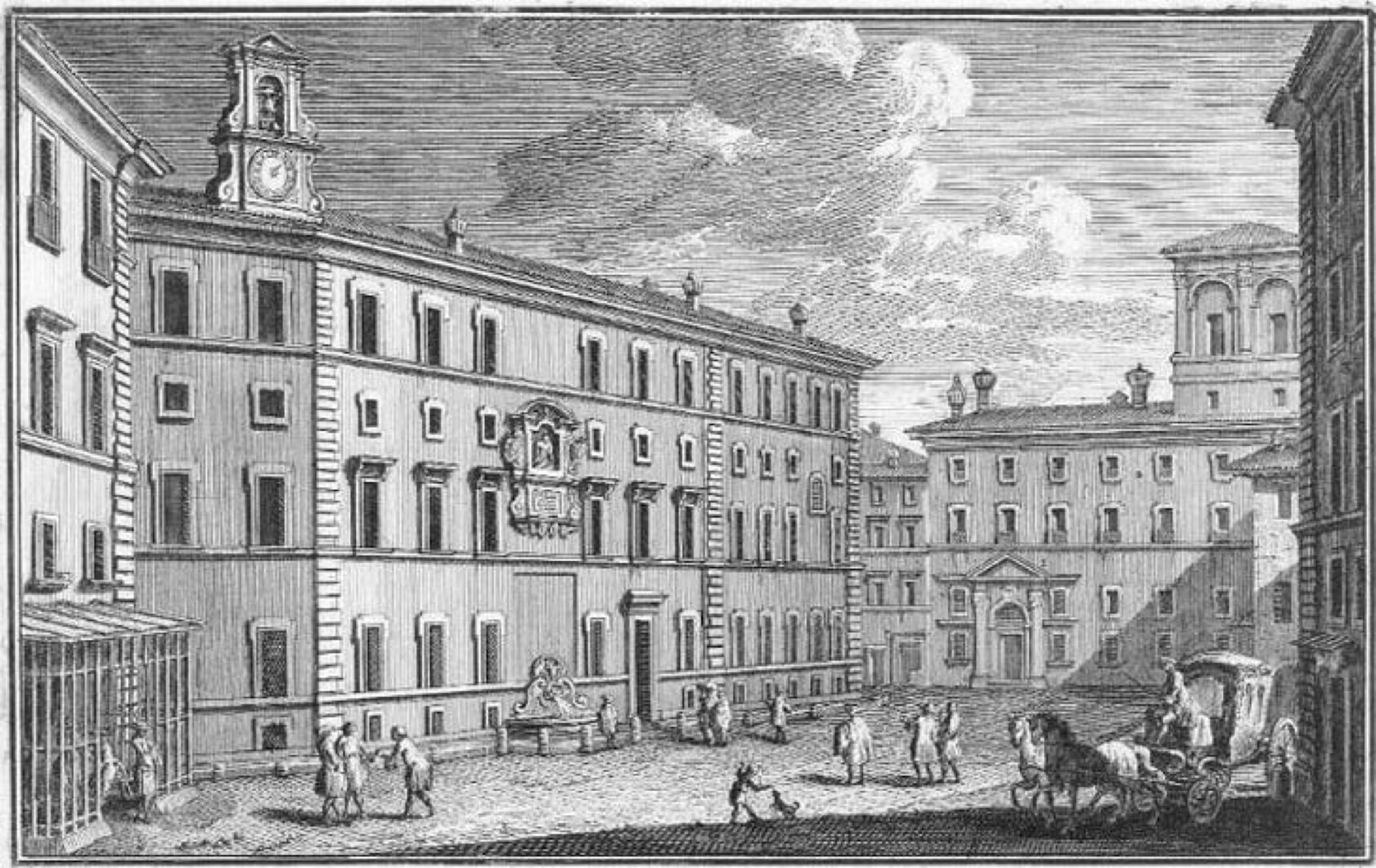 Monte di Pietà bank, one of the first banks in the world, operating in Italy since 1472