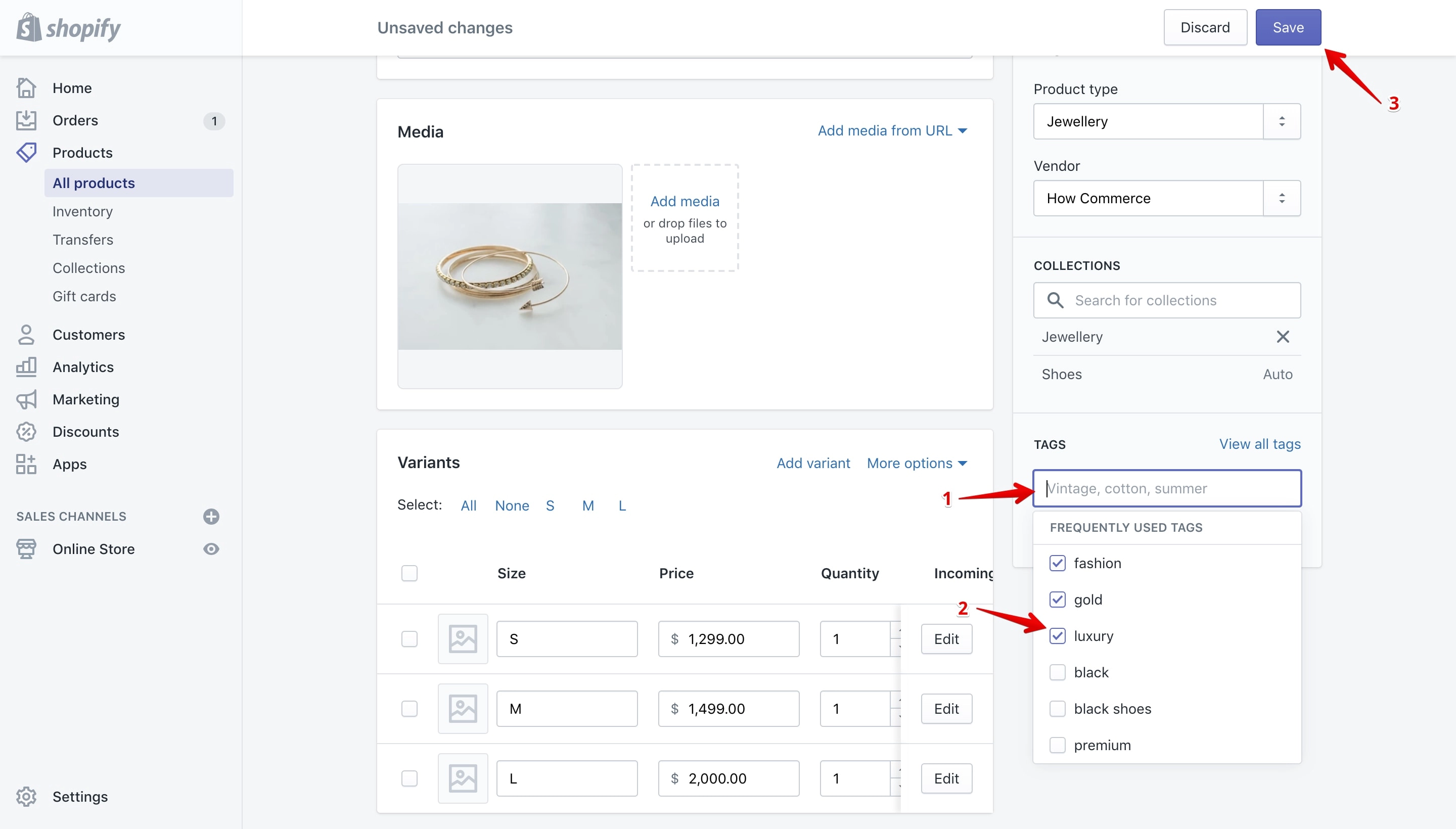 Remove tags from the Frequently Used Tags drop-down on the product details page.