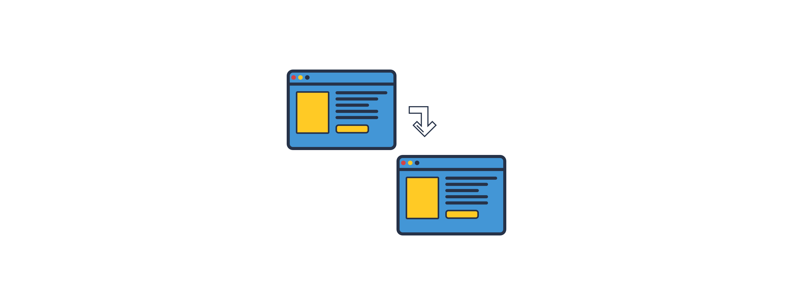 Shopify admin showing URL redirects setup process