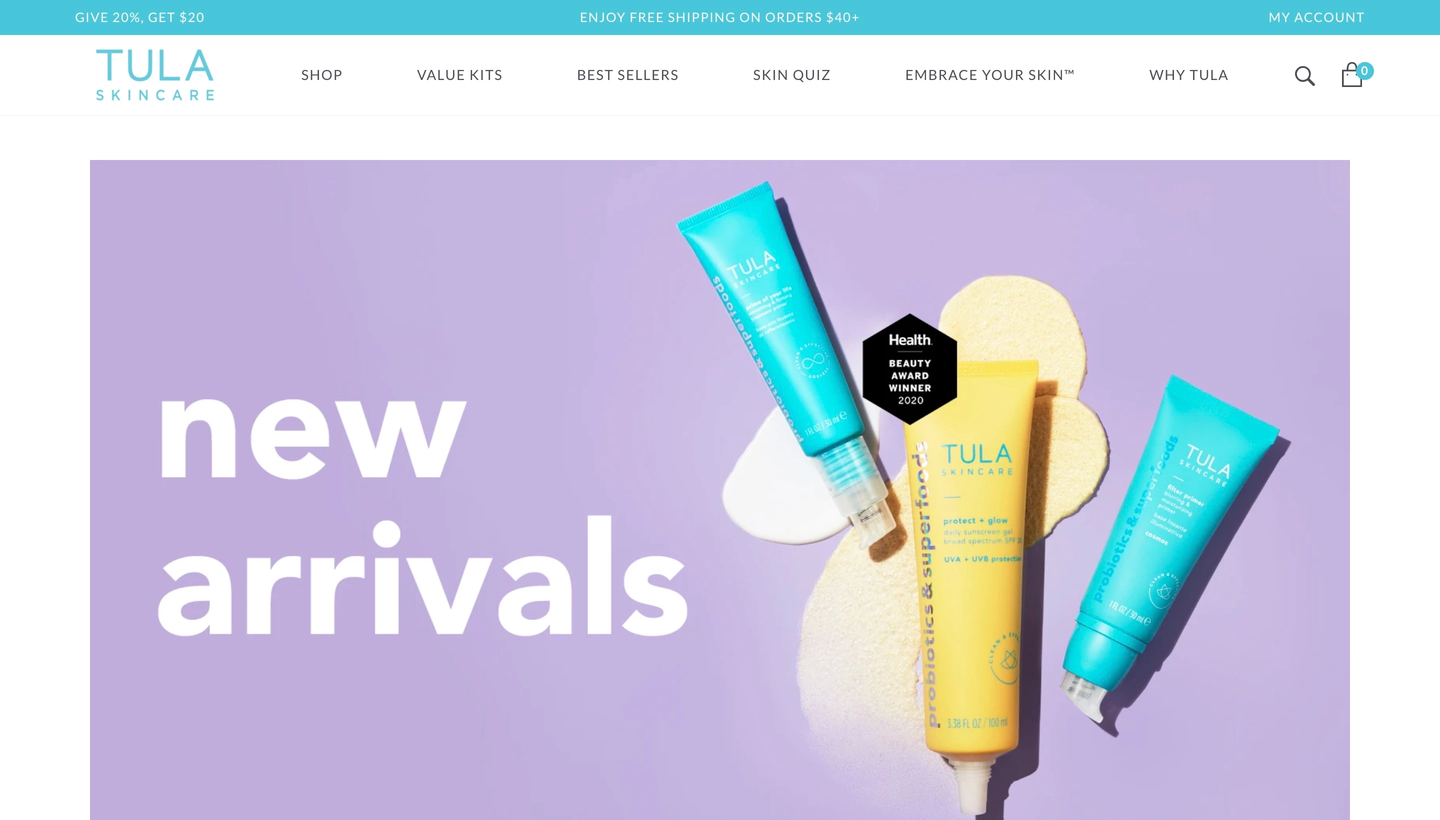 Tula planet Shopify store screenshot