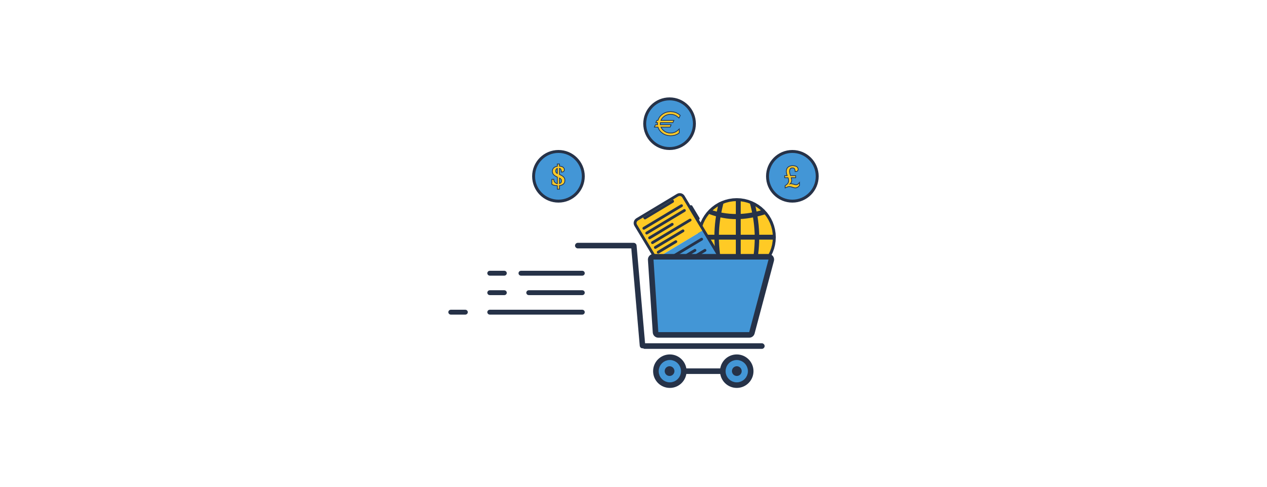 Ecommerce shopping illustration