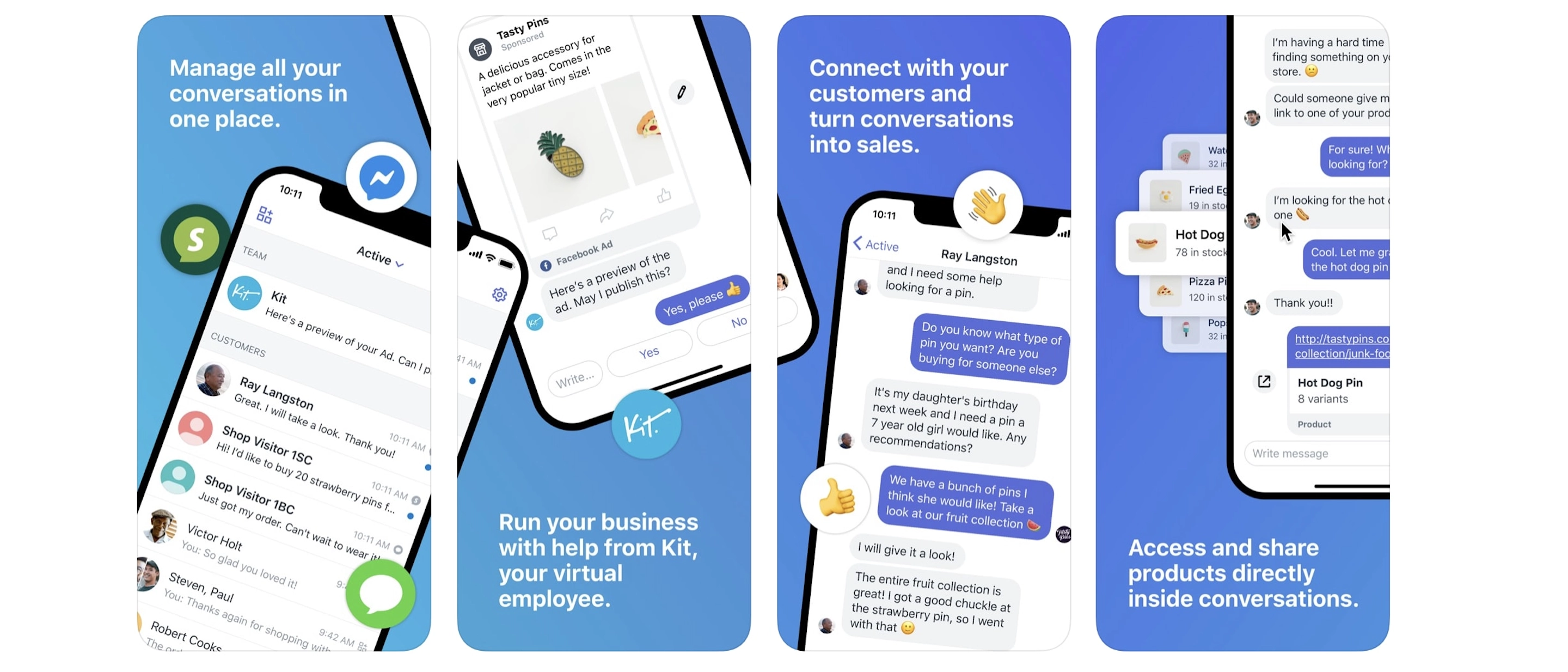 Shopify Inbox app screenshot from Apple App Store